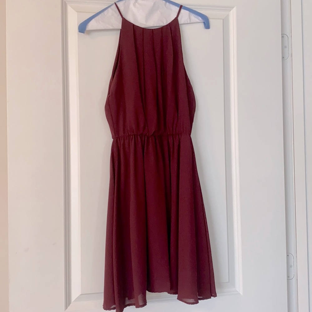 Burgundy Dress